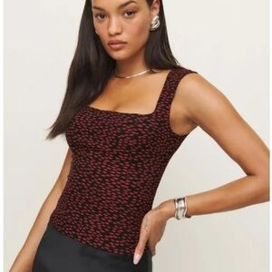 Reformation Diandra Top In French Kiss Size 2